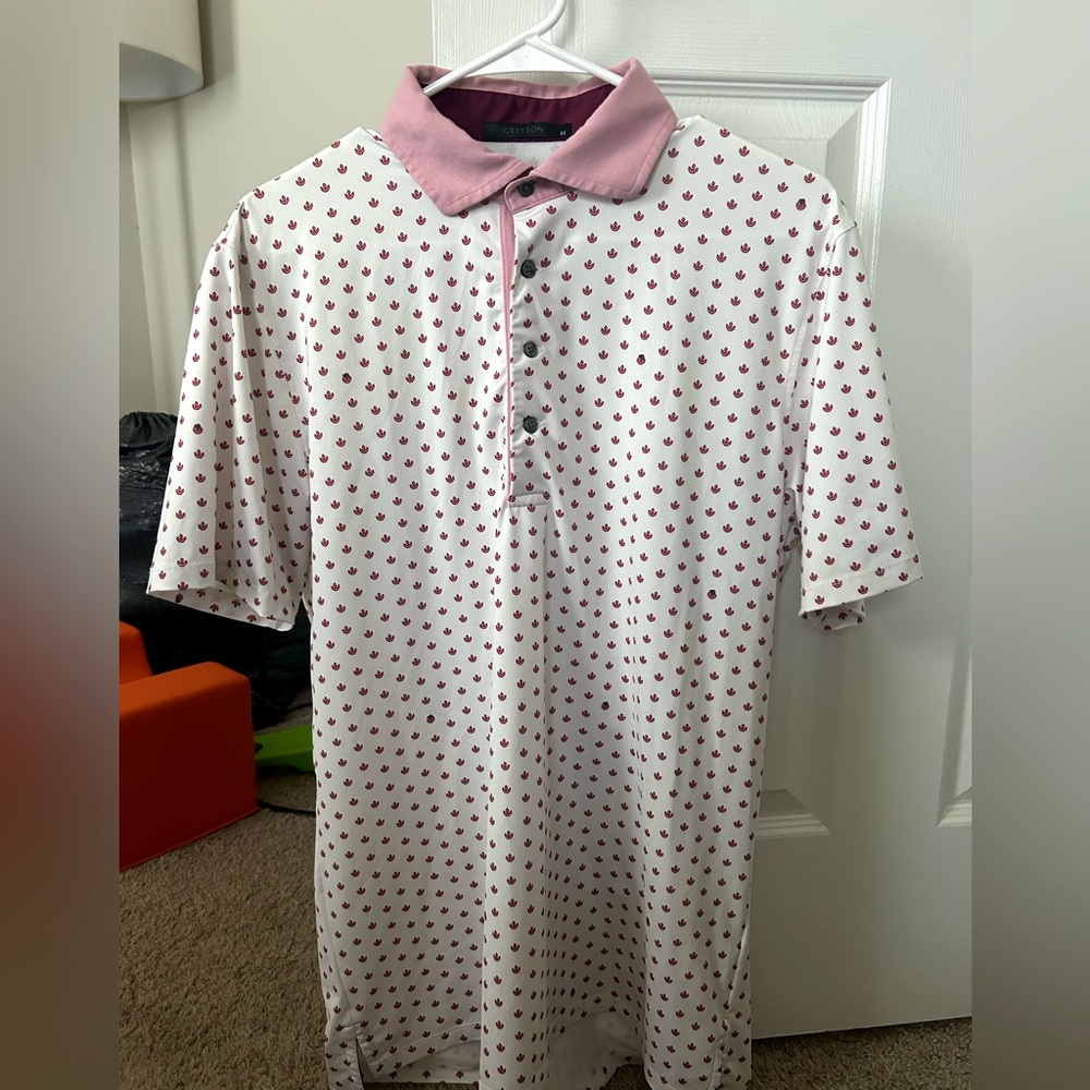 Greyson Spring Garden Polo Arctic Size Medium